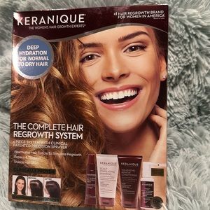 NWT KERANIQUE Complete Hair Regrowth. Deep Hydration for normal to dry hair.